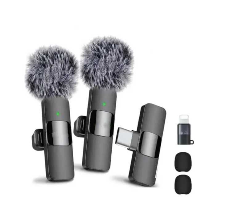 Microfone Wireless K8 Preto OHPA