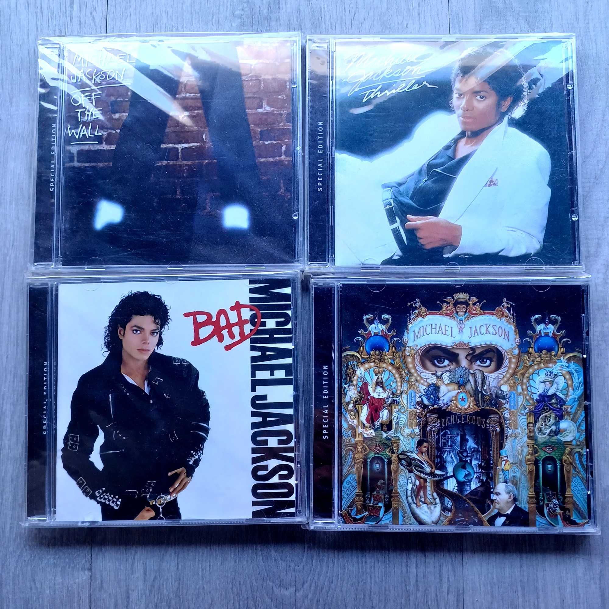 Michael Jackson pack 4 CD remastered Thriller Bad