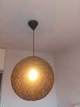 Lampa wisząca z kloszem
