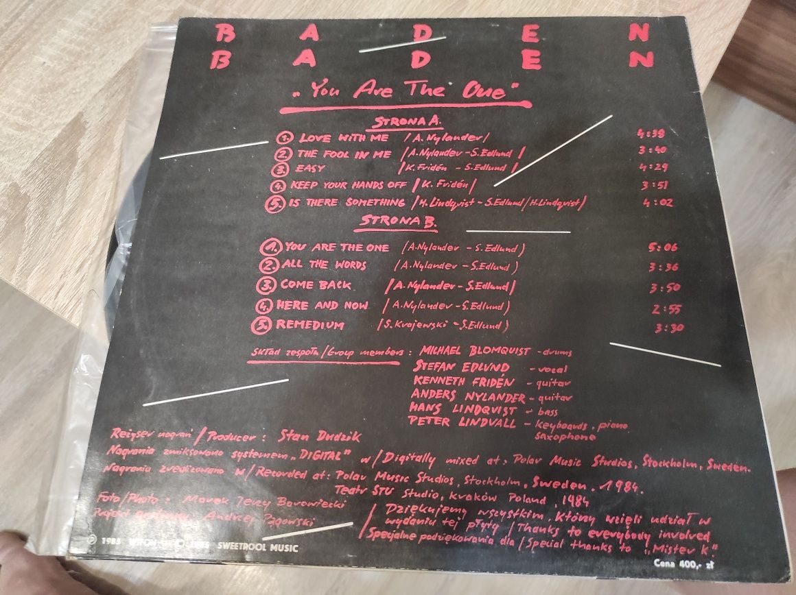 Płyta winylowa Baden Baden