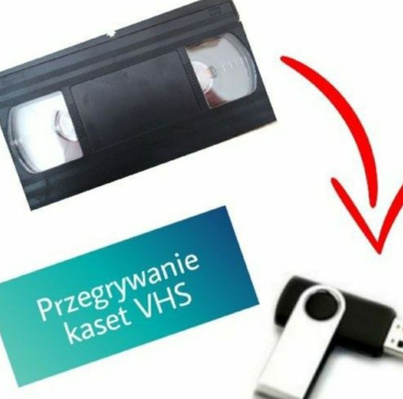 Przegrywanie kaset magnetiwidowych i innych