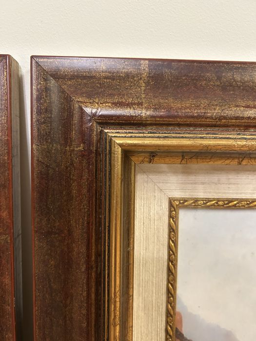 Três quadros feitos com a arte de três dimensões. Medidas 61x51,5