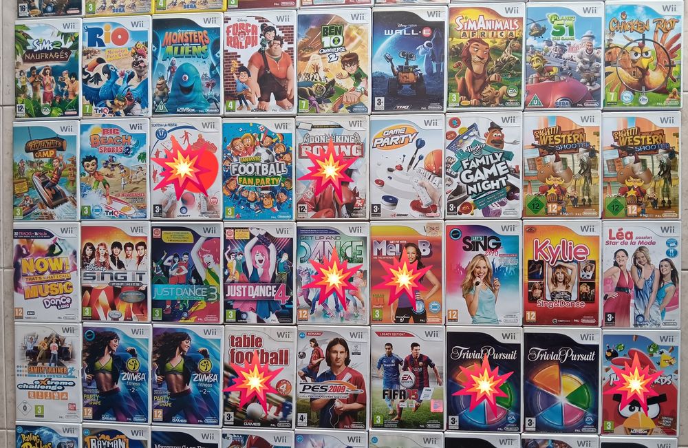 Variadíssimos Jogos Nintendo Wii