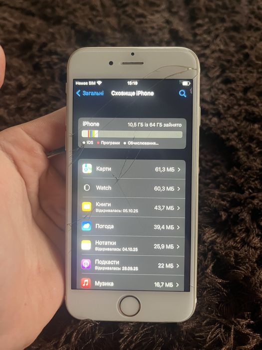Iphone 6s 64gb все працює 83%АКБ