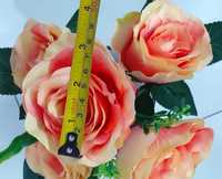 Róża róże krótki bukiet kwiaty sztuczne