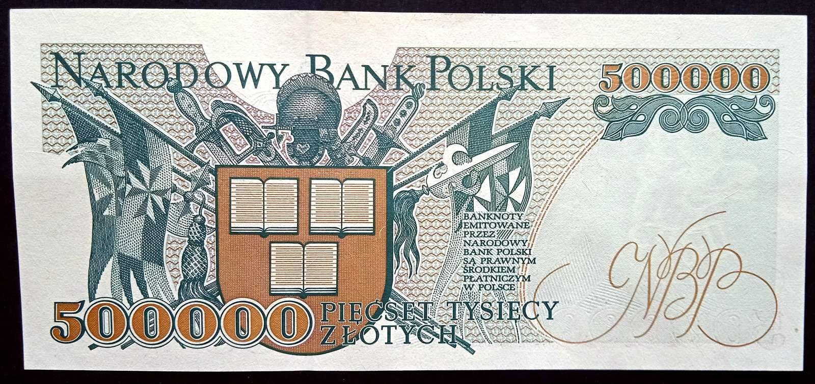Banknot PRL 500.000 zł  1993  S  st.1-