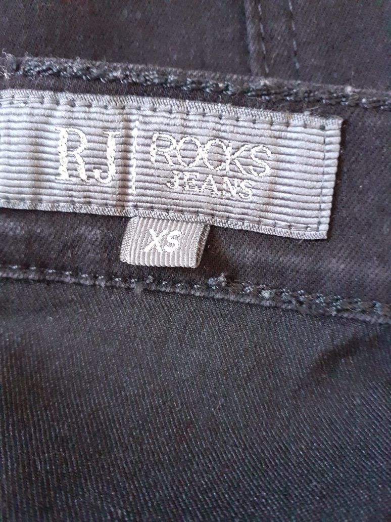 Czarna spódnica jeansowa xs