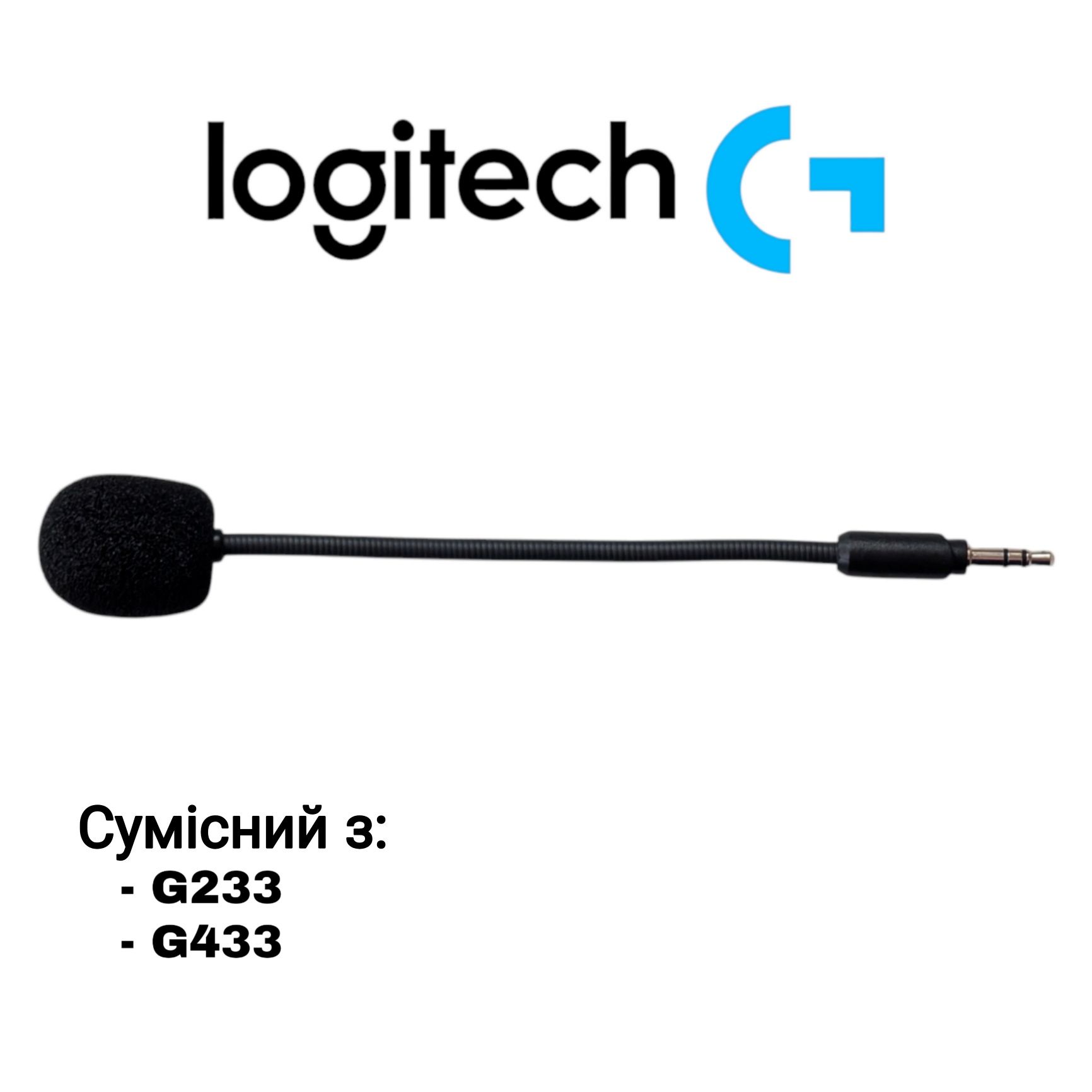 Мікрофони для навушників HyperX, Logitech та JBL
