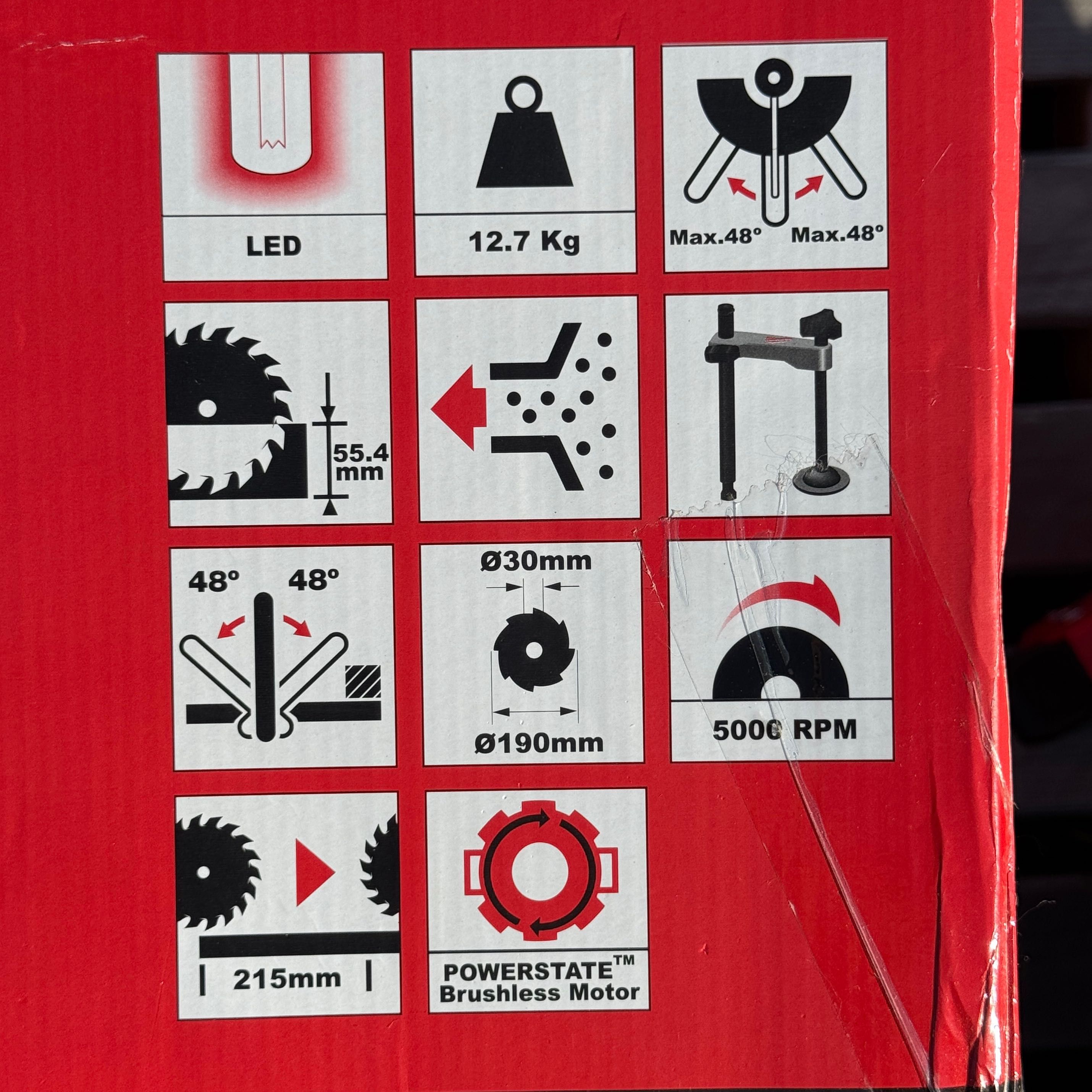 Ukośnica Milwaukee M18 FMS190-0 18V