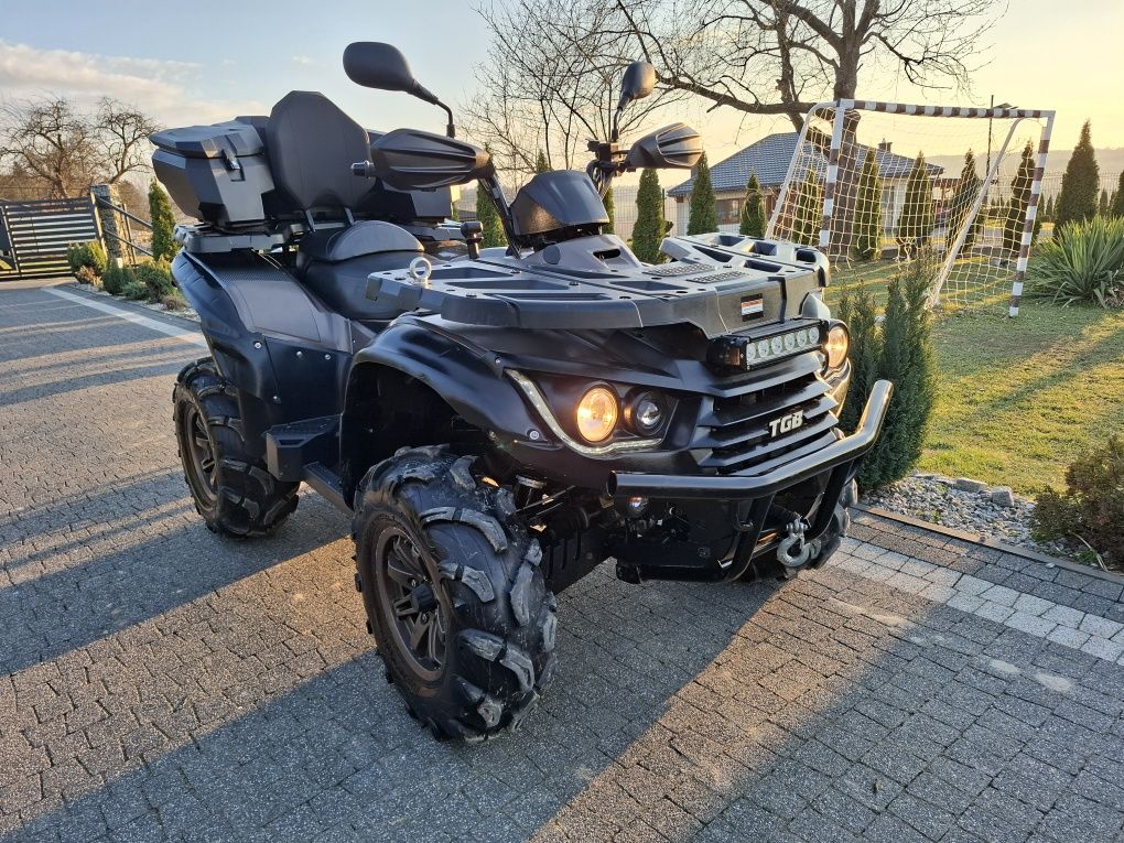 Quad TGB 600 LONG 4x4 wyciągarka hak lampy led