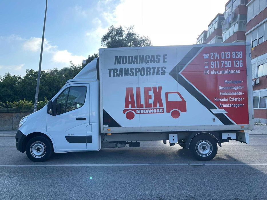 Mudanças sem stress! Transporte rápido e profissional - Alex Mudanças