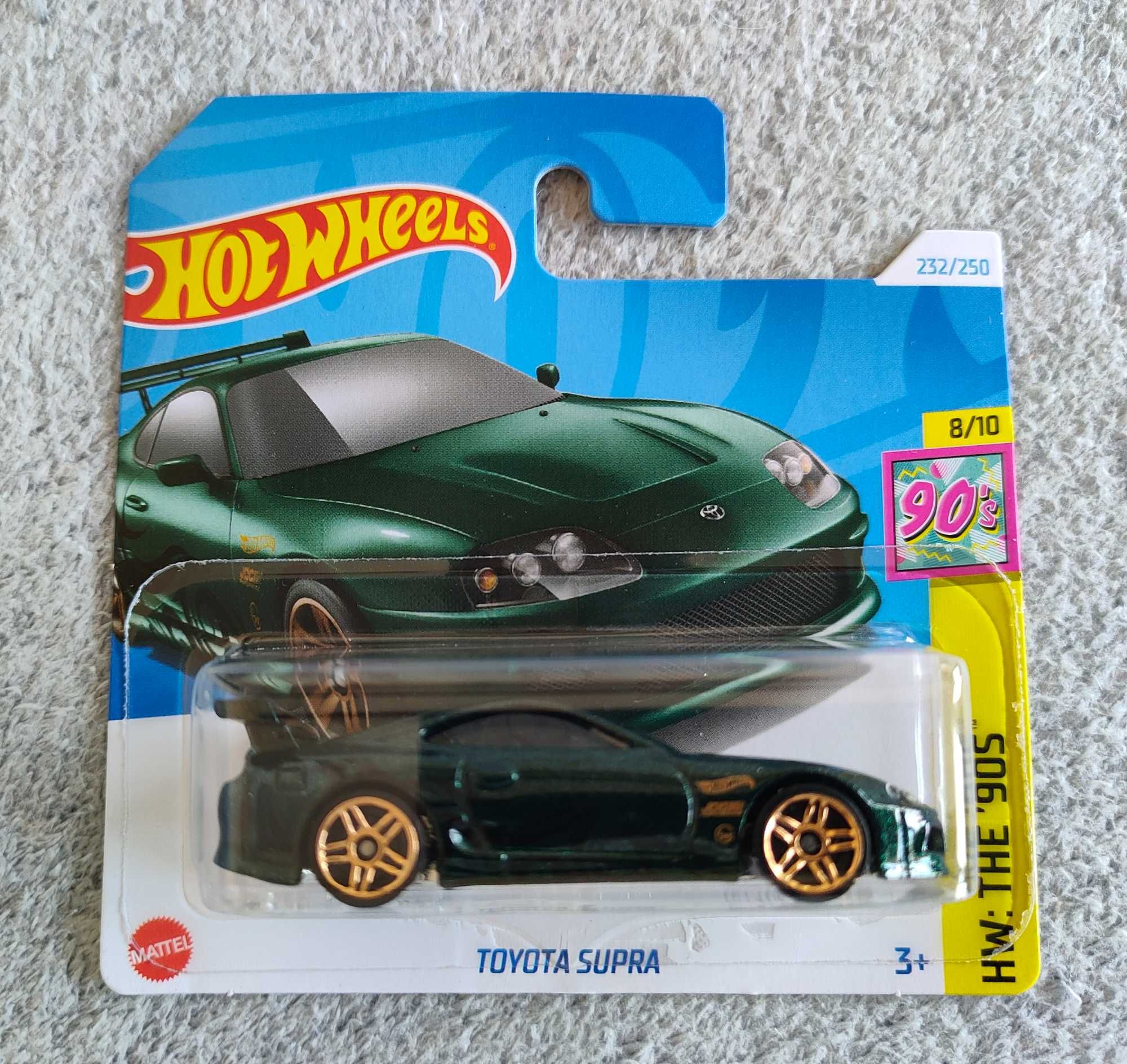 Toyota Supra Hot Wheels Zielona mk4