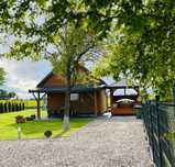 Domek do wynajęcia nad jeziorem nocleg podlasie jacuzzi, balia