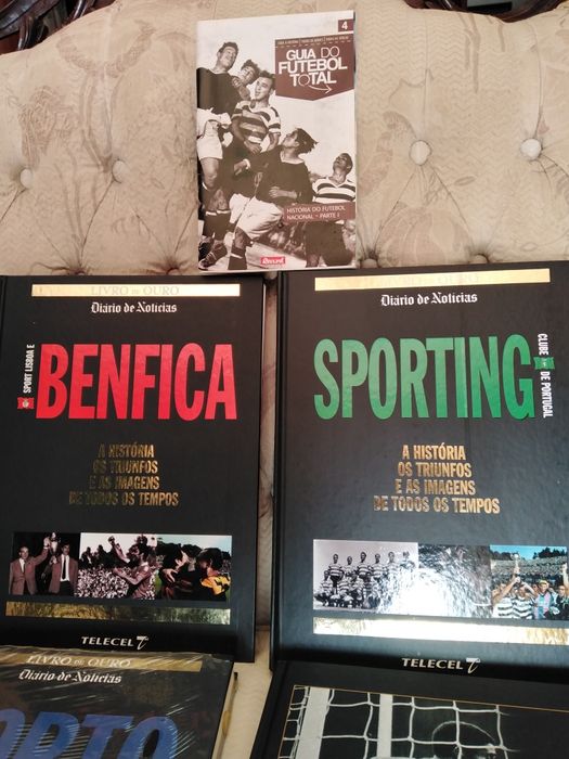5 Livros sobre Futebol. Benfica, Sporting e Porto