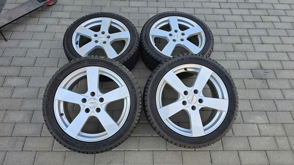 5x112 alufelgi 17 z oponami golf VI VII 225/45r17