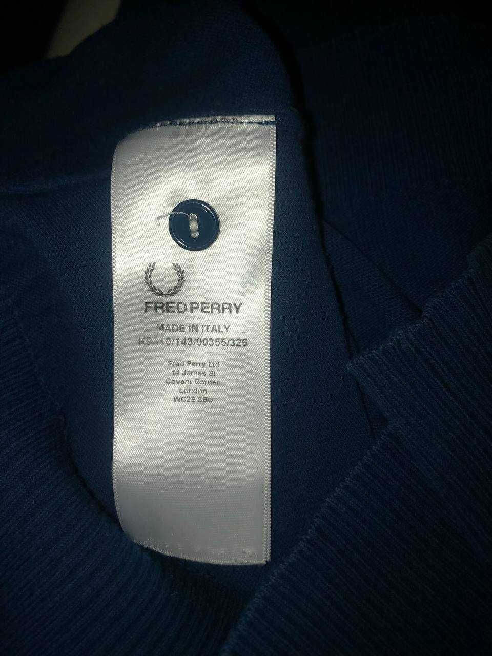 поло лонгслив  Fred Perry Италия винтаж