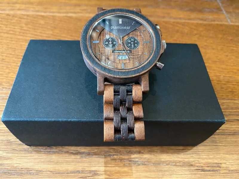 Drewniany zegarek Plantwear Chronograph