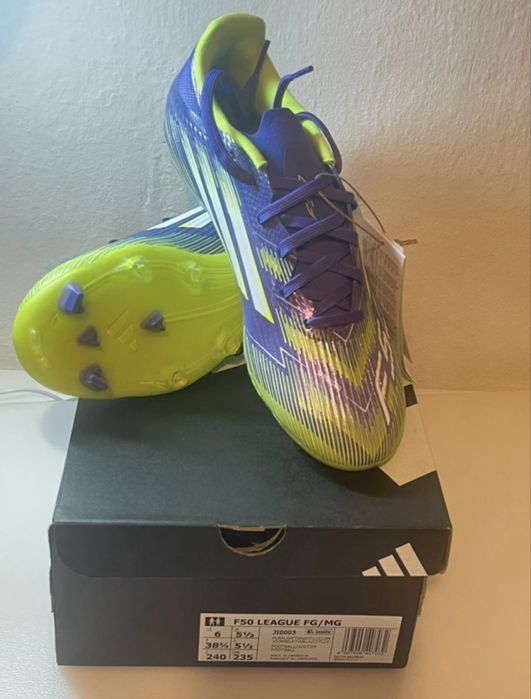 CHUTEIRA ADIDAS F50 LEAGUE FG/MG, tamanho 38 2/3, novas