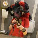 Furry head dino maska (cena do negocjacji)