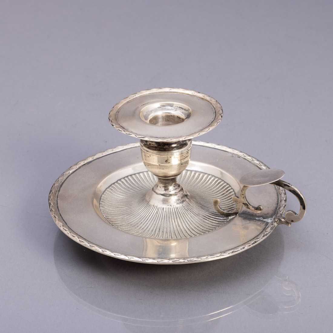 Queijeira em vidro lapidado com base em prata portuguesa