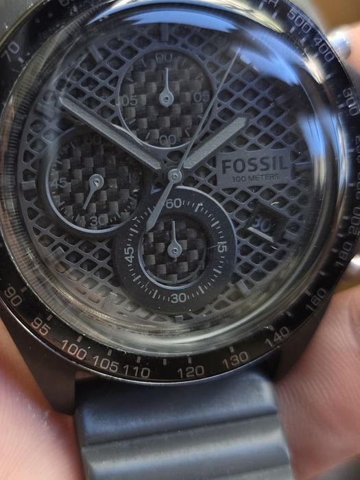 Relógio fossil preto