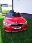 Samochód akumulator czerwony BMW