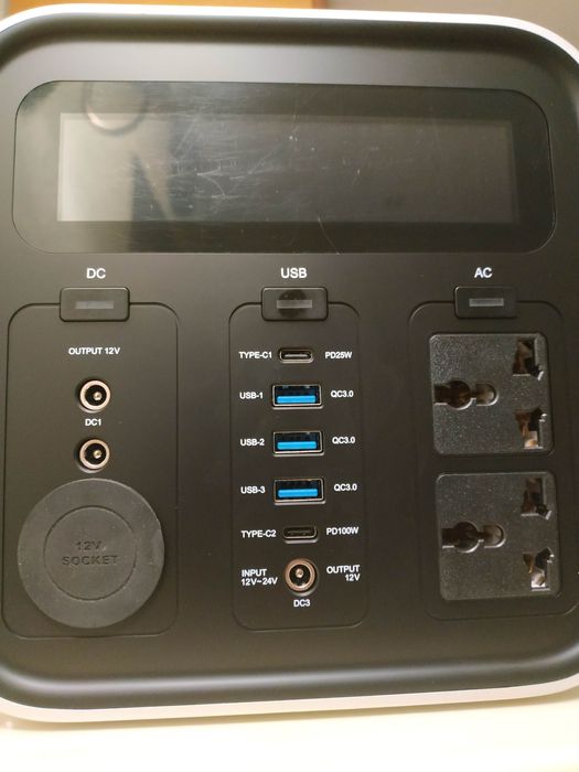 Зарядна станція CTOLITY UAF550, LiFePO4, 600W, 595Wh(186000mAh/3.2V)