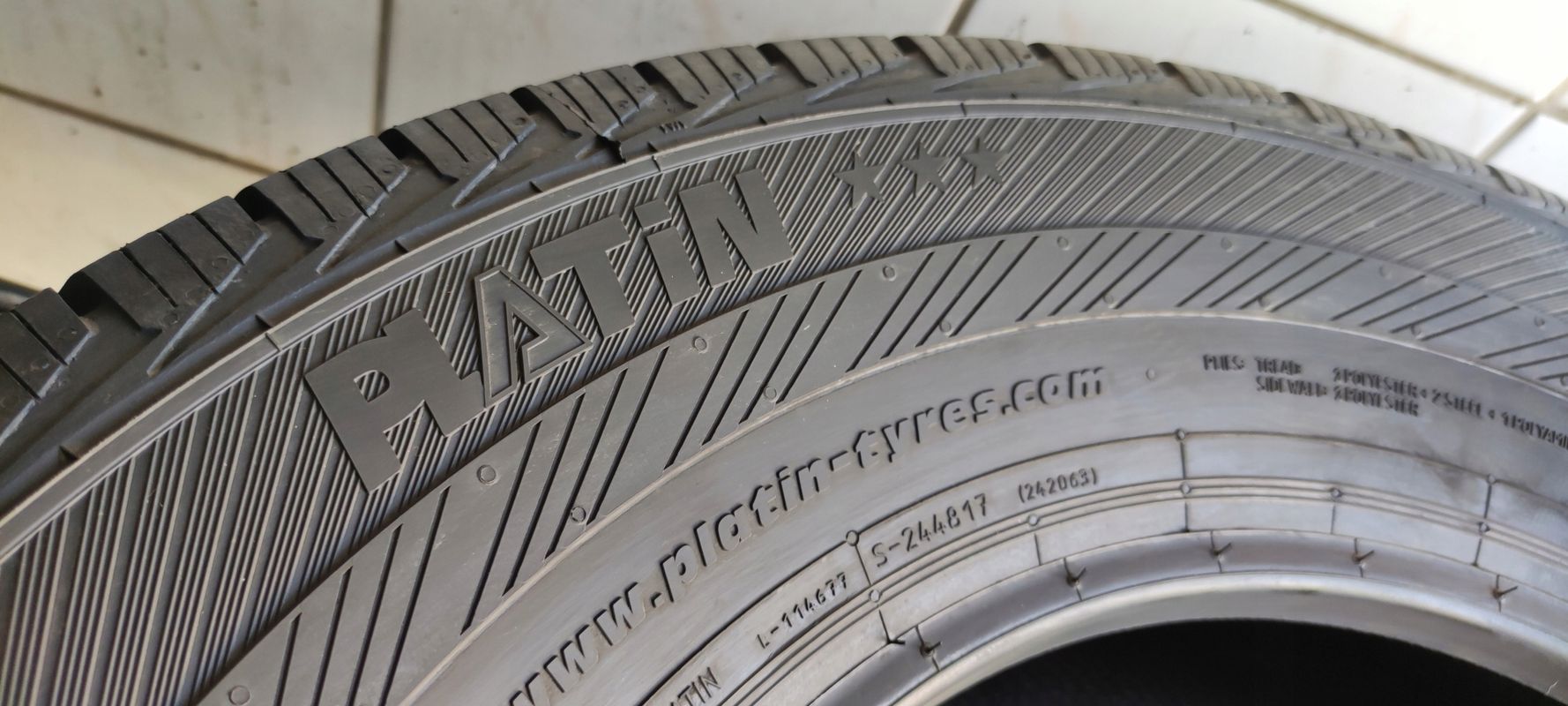 2x 215/75r16c Platin Rp700 Van AllSeason 113/111r C/A/73dB 2 lata gwar