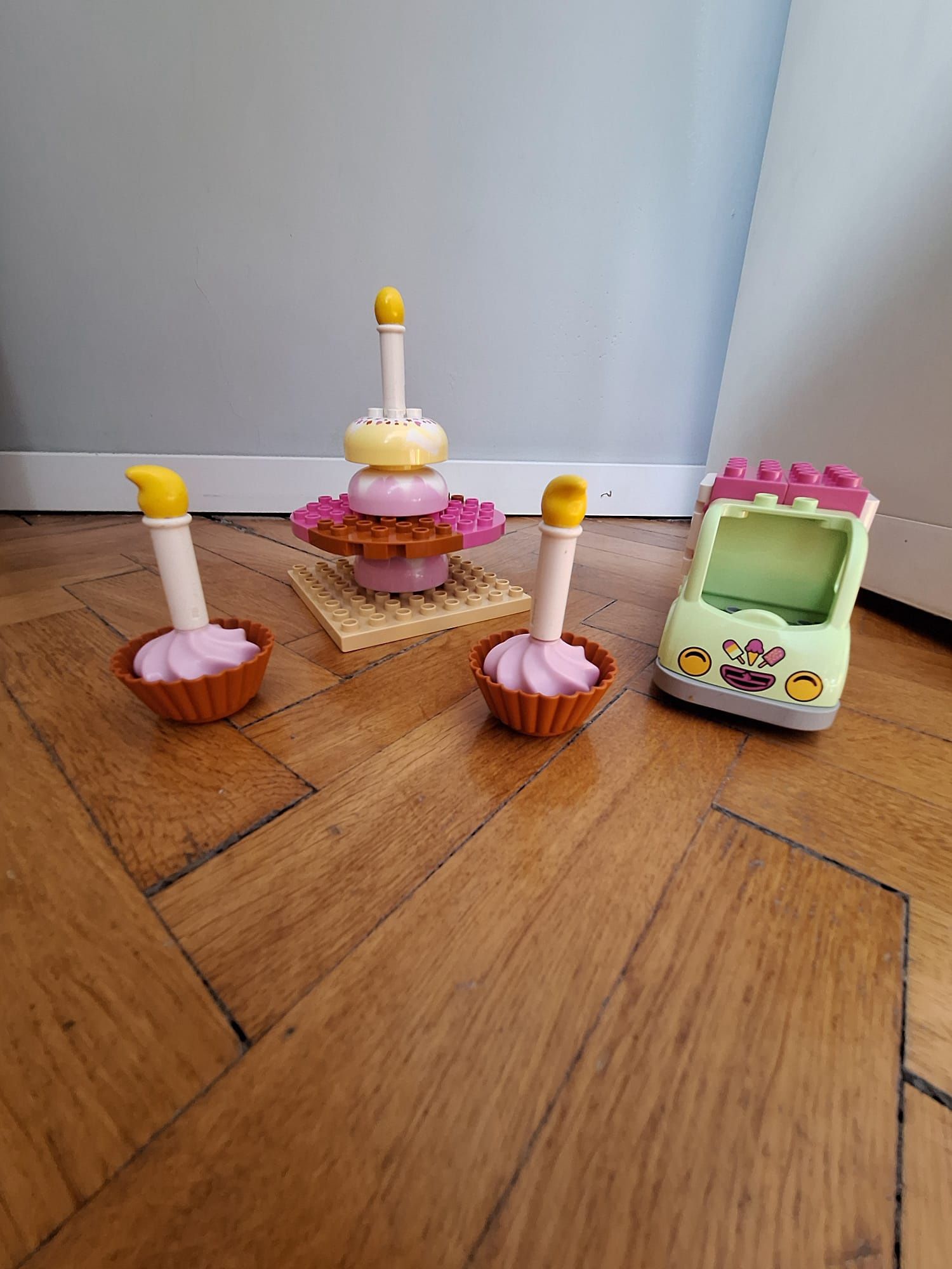 DUŻY ZESTAW LEGO Duplo, tory,kolejka, domek, figurki