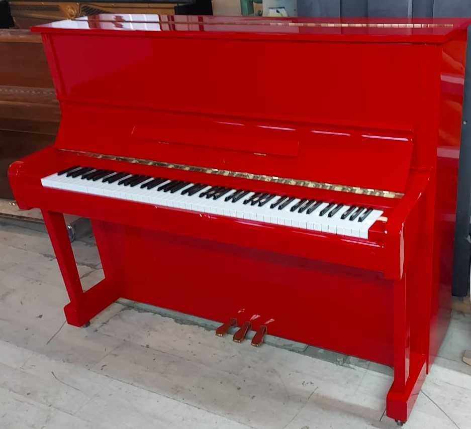 Wyjątkowe czerwone pianino Young Chang 121 cm , gwarancja, transport