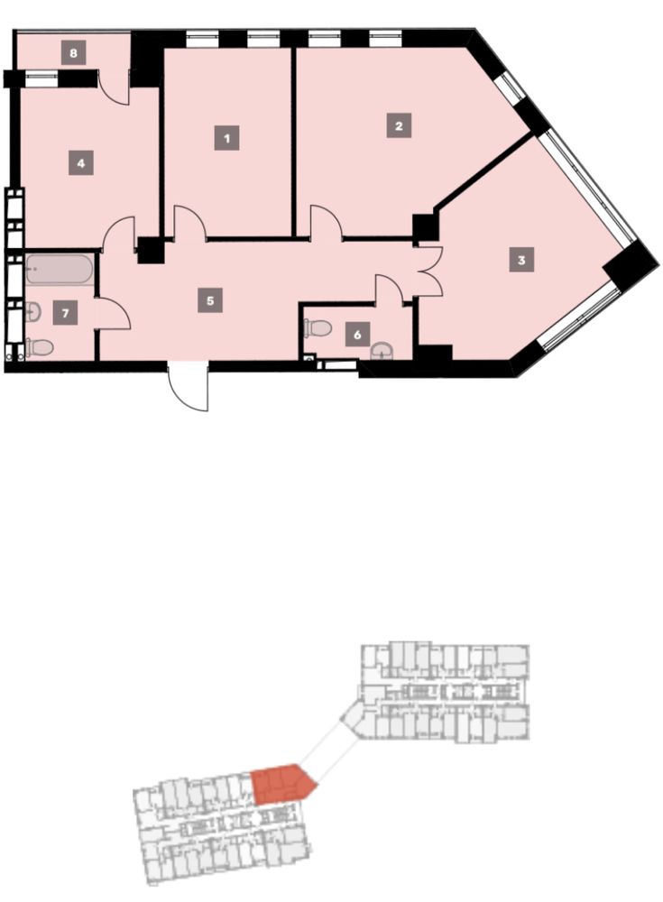 ЖК Bauhaus, продаж 3 кімнатної квартири, ексклюзивна пропозиція!!