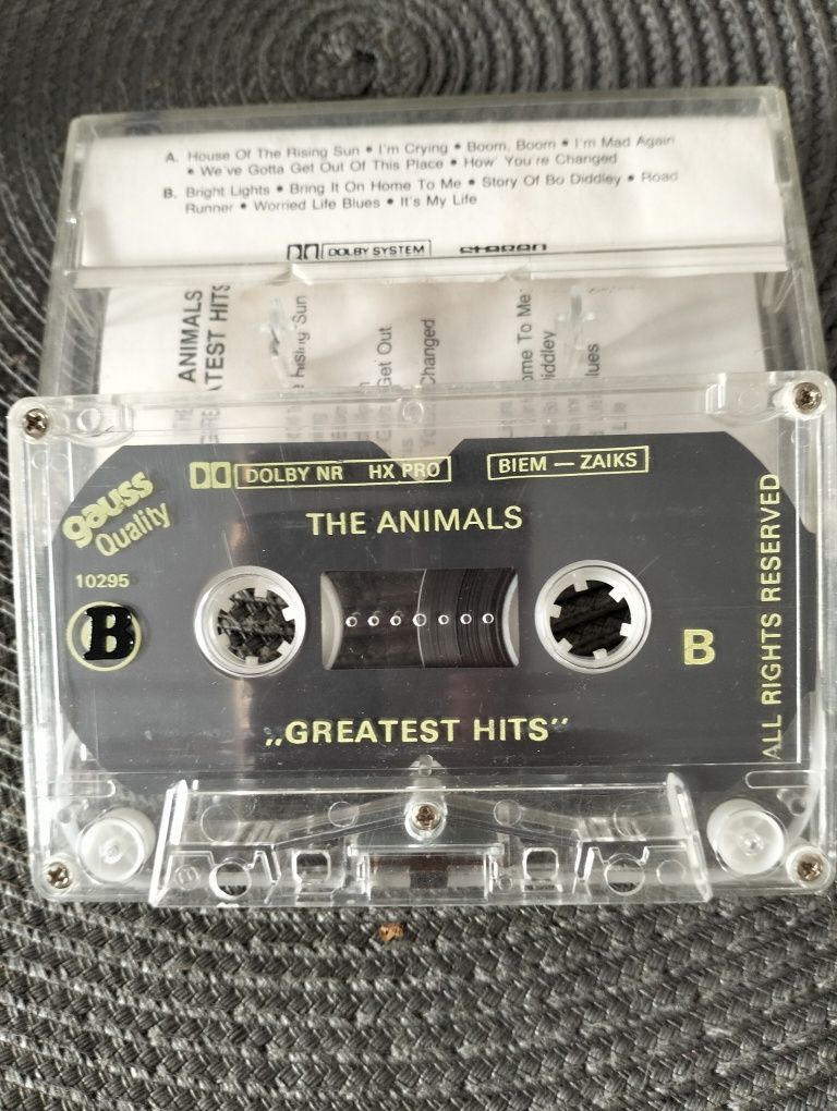 The Animals greatest hits kaseta magnetofonowa