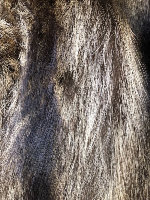 Вінтажна шуба з єнота