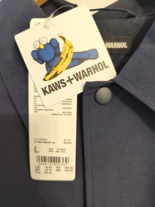 Kurtka Kaws + Warhol firmy Uniqlo