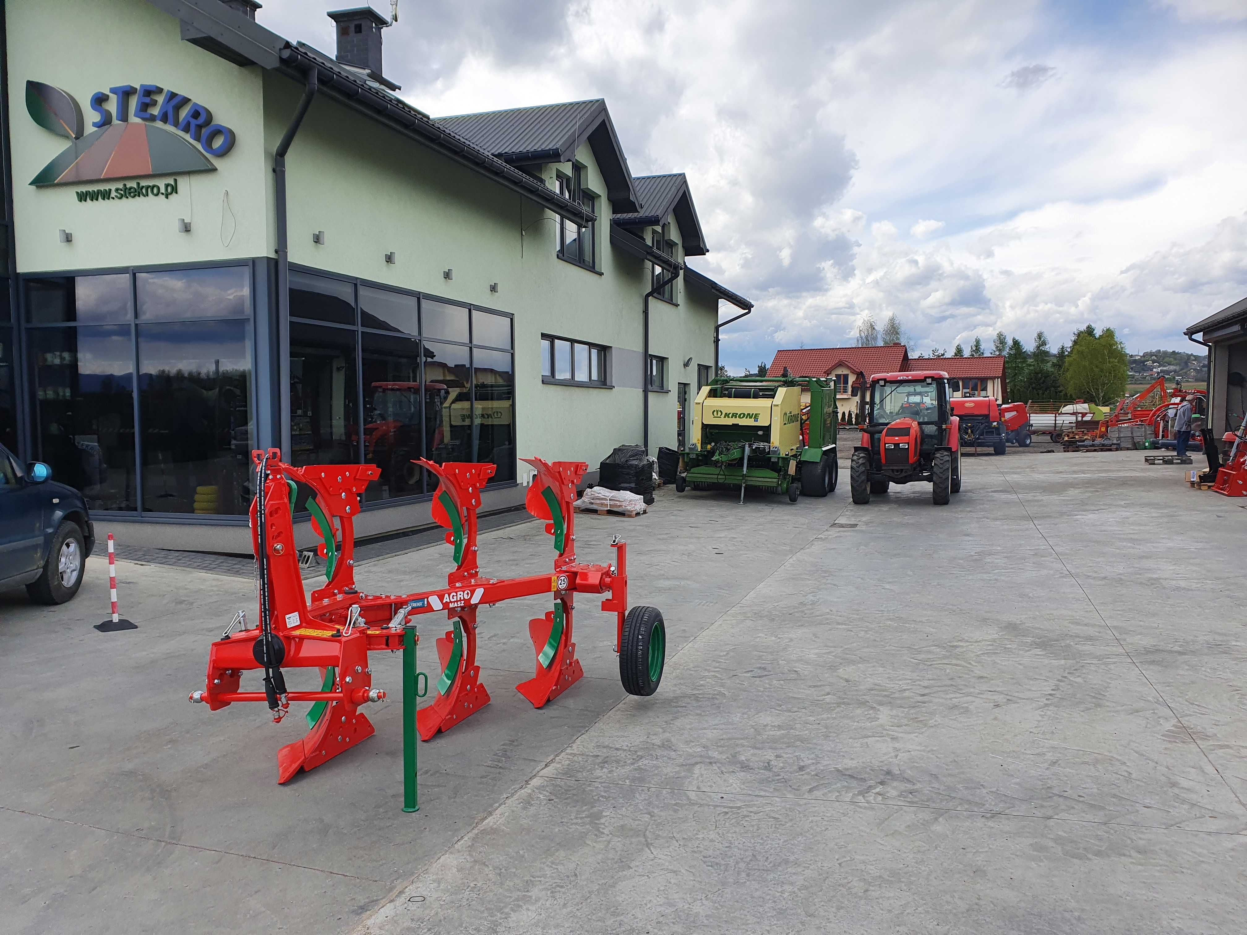 Pług Obrotowy Agro-Masz Pom 3 - Pług 3 skibowy-Zabezpieczenie zrywalne