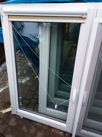 Okna używane PCV ścienne  , balkonowe rolety plus moskitiery