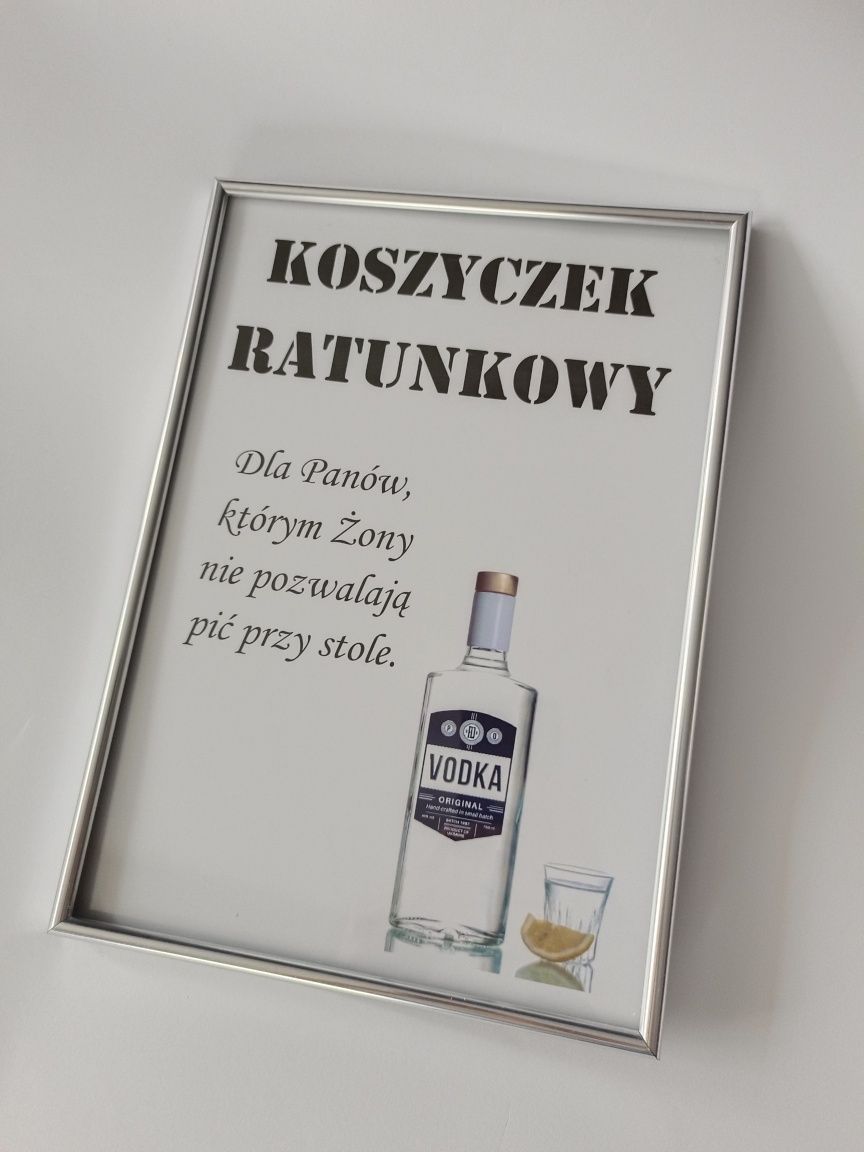 Koszyk ratunkowy męski wesele impreza