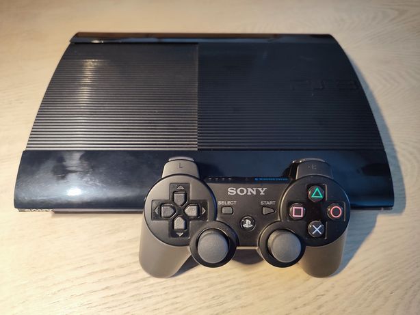 PlayStation 3 SuperSlim, 4 gry, move.