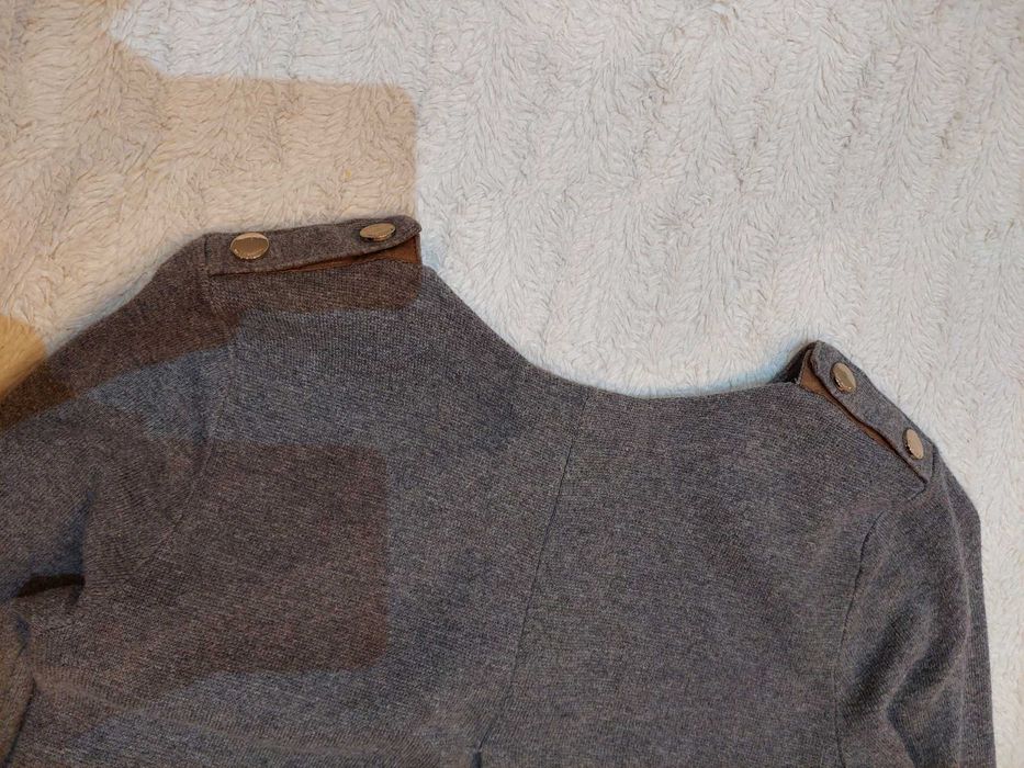 Szara elegancka sukienka Massimo Dutti rozmiar 146-158. 100% bawełna.