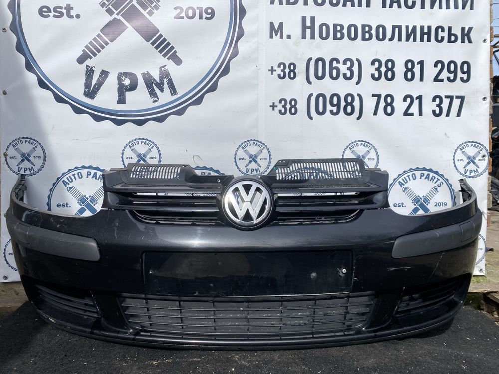 Комплект морда Volkswagen Golf 5 V Бампер Капот Фара Телевізор