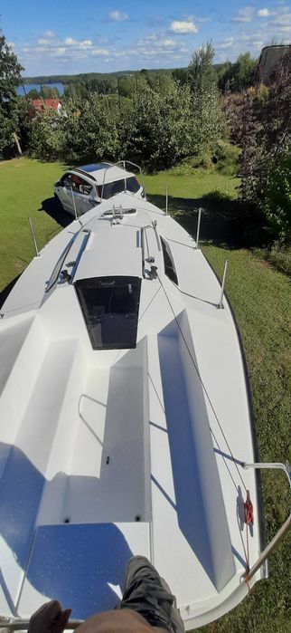 Jacht kabinowy Sasanka 620+ przyczepa +silnik elektryczny .Po remoncie