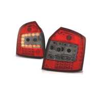 FAROLINS TRASEIROS LED PARA AUDI A4 B6 AVANT00-04 VERMELHO ESCURECIDO