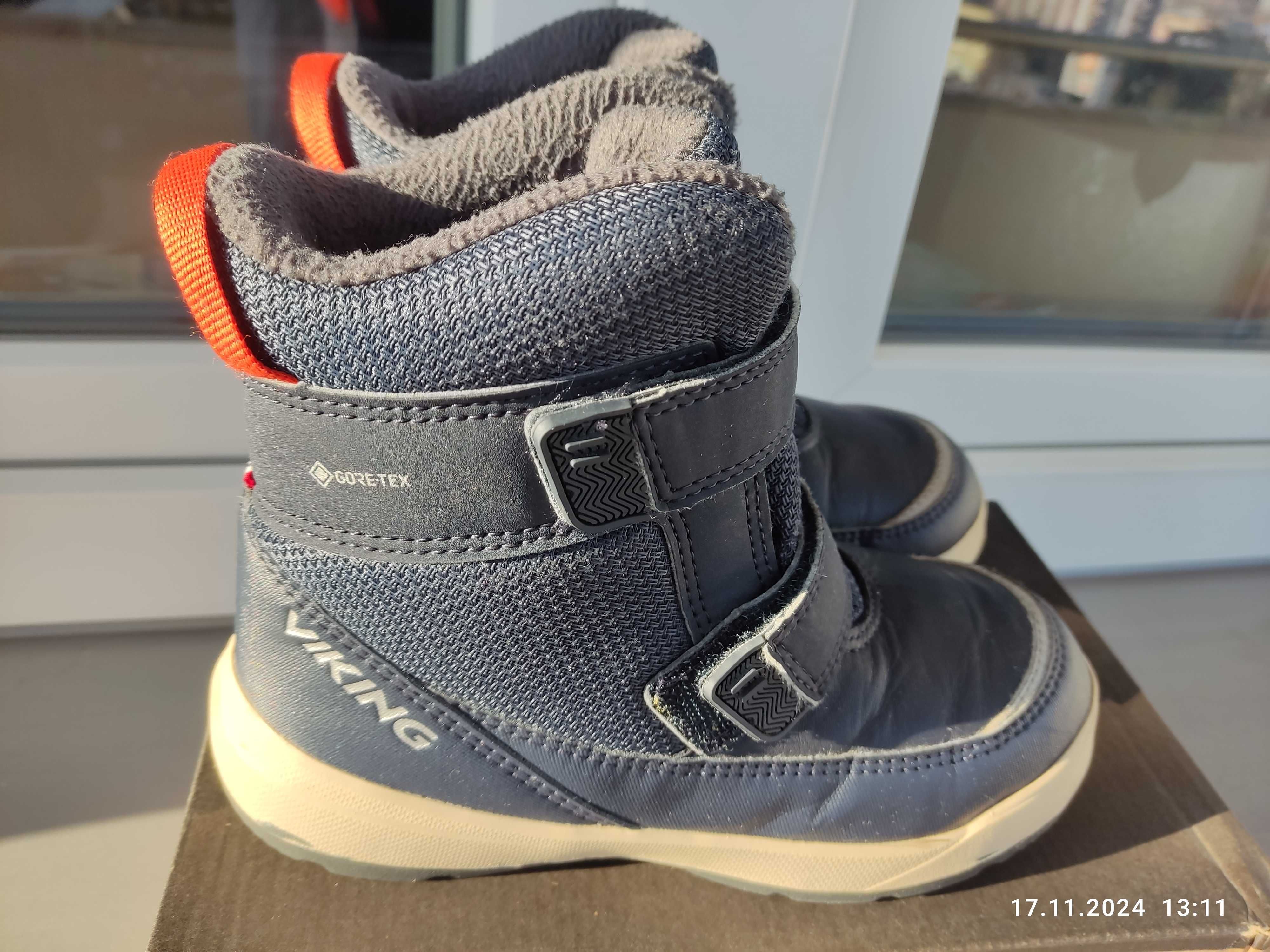 Buty zimowe dziecięce, kozaki dla chłopca firmy VIKING roz. 31