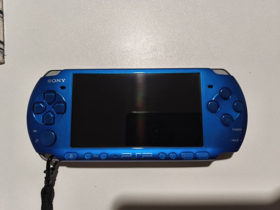 PSP 3000 niebieskie 50 gier