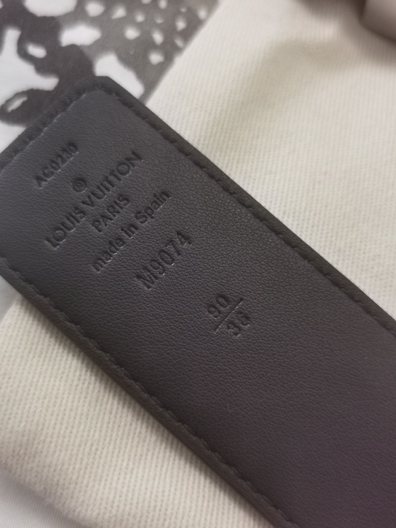 Pasek Louis Vuitton LV Damier belt