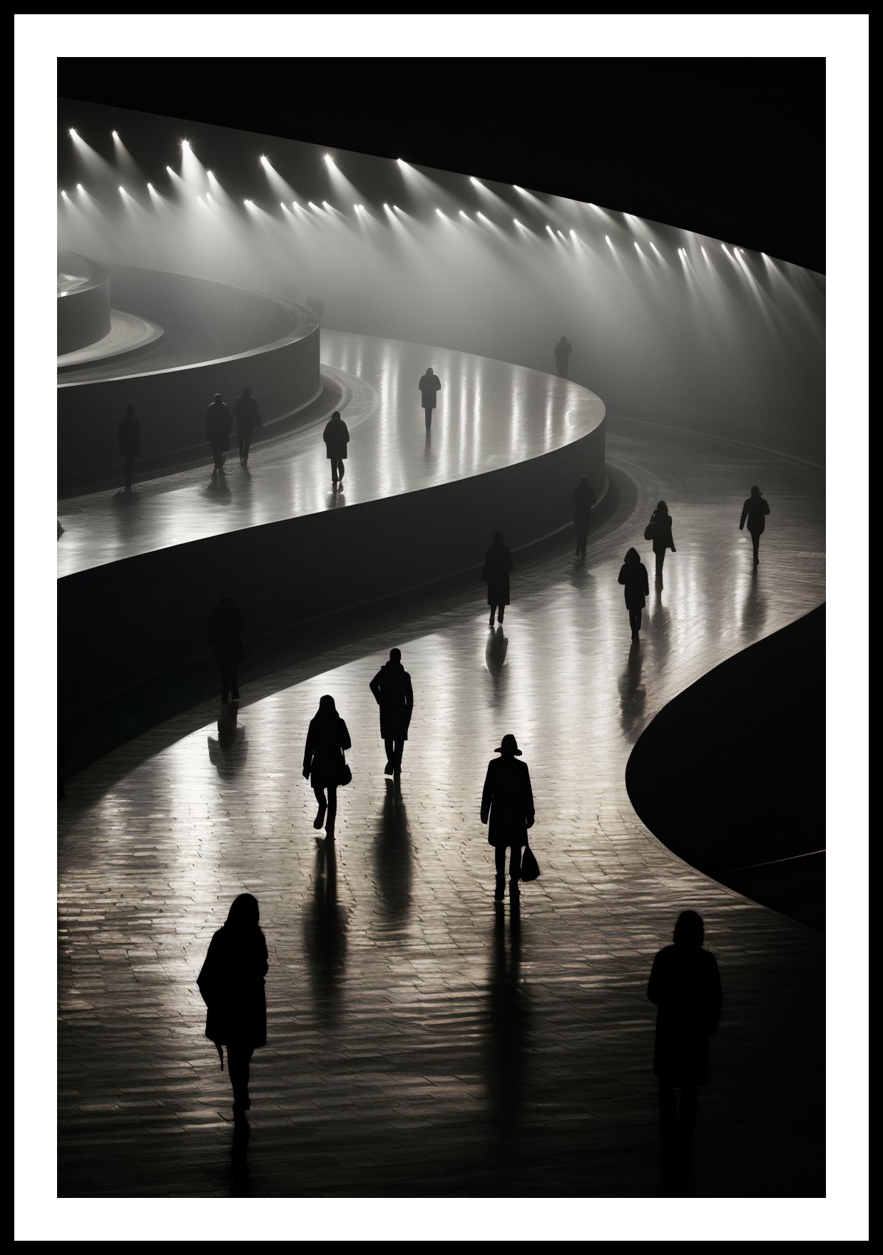 Plakat 61x90,5cm Promienie w Cieniu