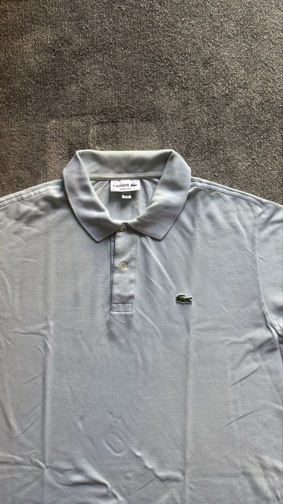 Polo Lacoste Azul Claro