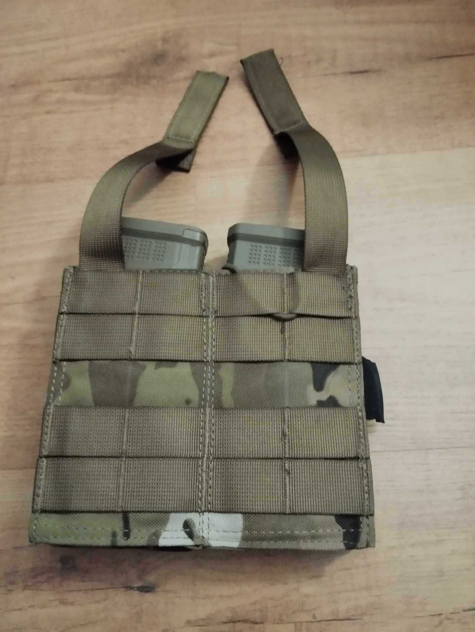 Airsoft - bolsa dupla + 2 carregadores