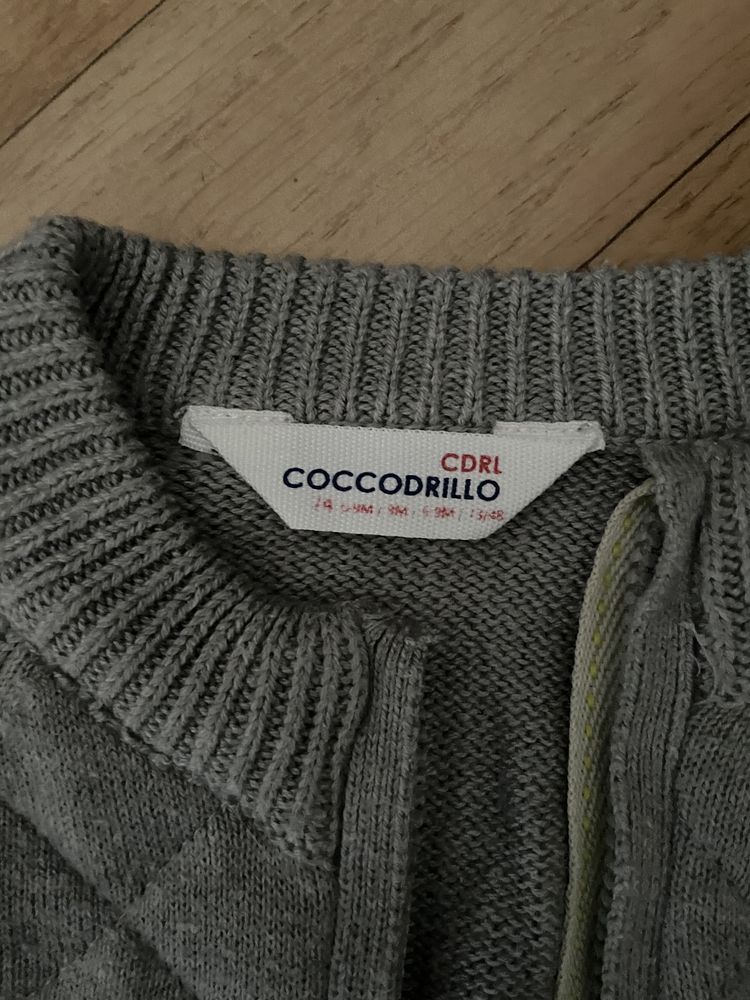 Sweter sweterek rozpinany dziecięcy coccodrillo 74