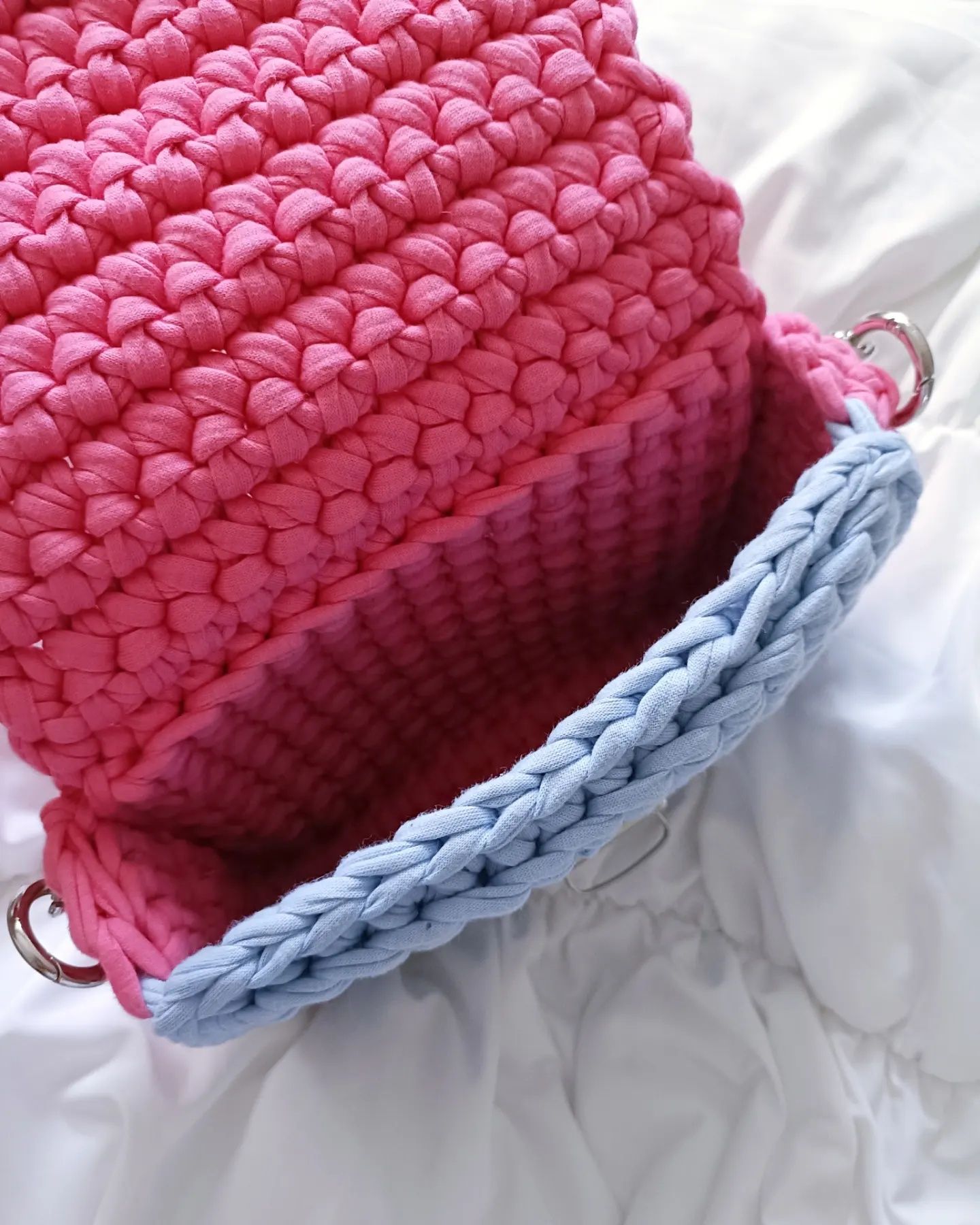 Torebka pleciona handmade